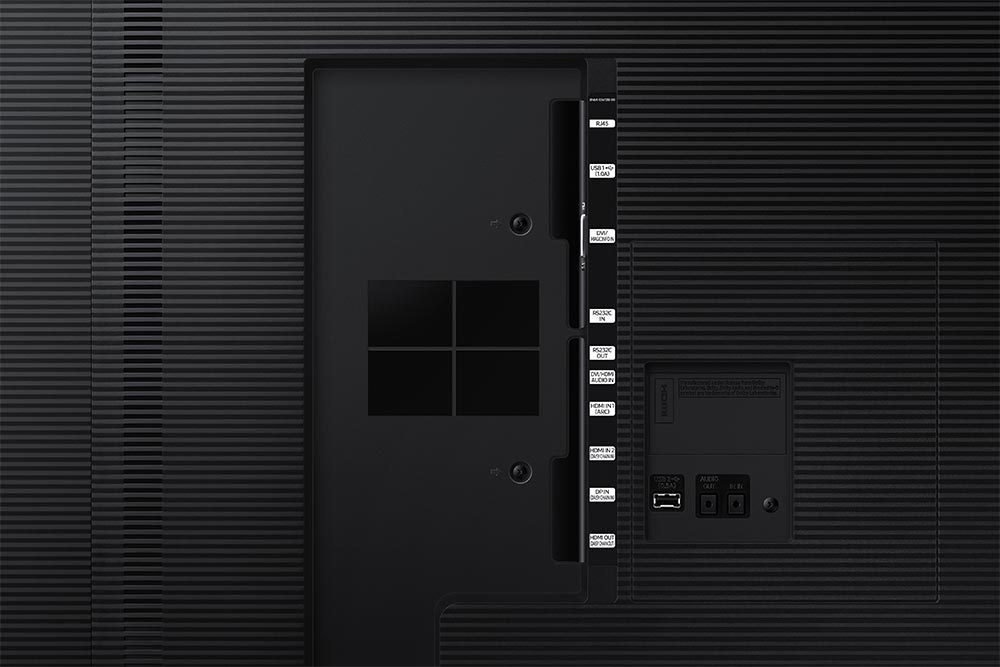Samsung QB98T-B 98" UHD Display Connectivity ports