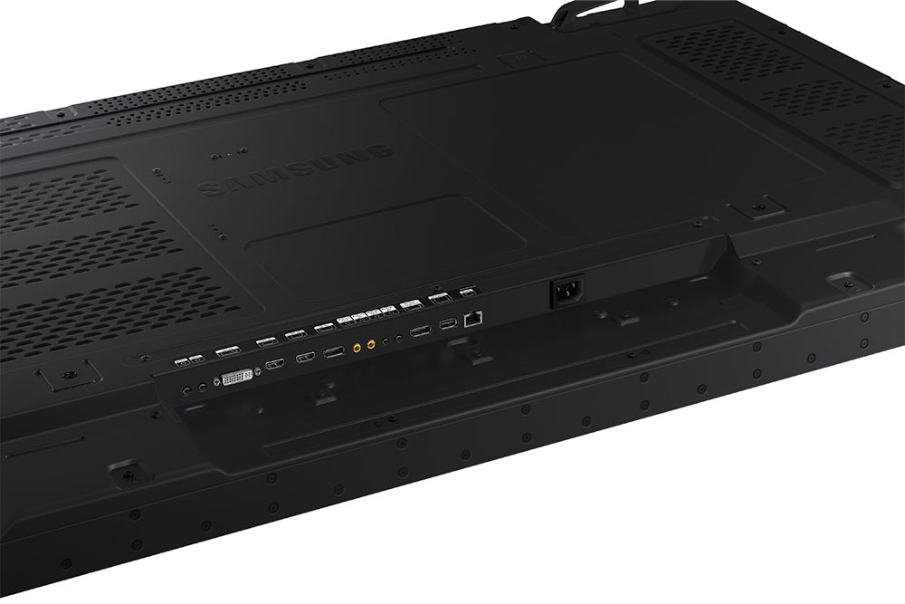 SAMSUNG VH55B-E 55" VIDEO WALL DISPLAY Close Up Ports
