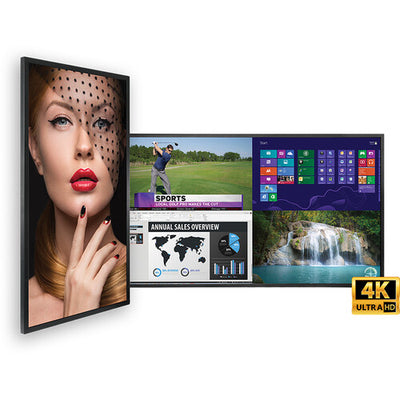 Planar EP6524K 65" EP Series UHD Display, 4K @ 60Hz, 500 Nits, LCD with LED Backlight, 24/7, Landscape/Portrait, 3 Year Advance Exchange Warranty
