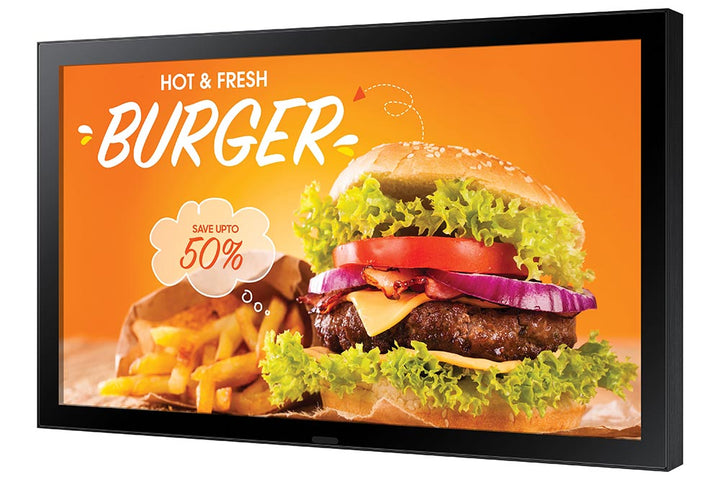 Samsung OH24B 24" Outdoor Display Tilt Left View