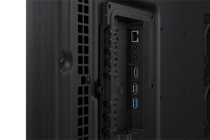 Samsung OH24B 24" Outdoor Display Connectivity Ports Close Up