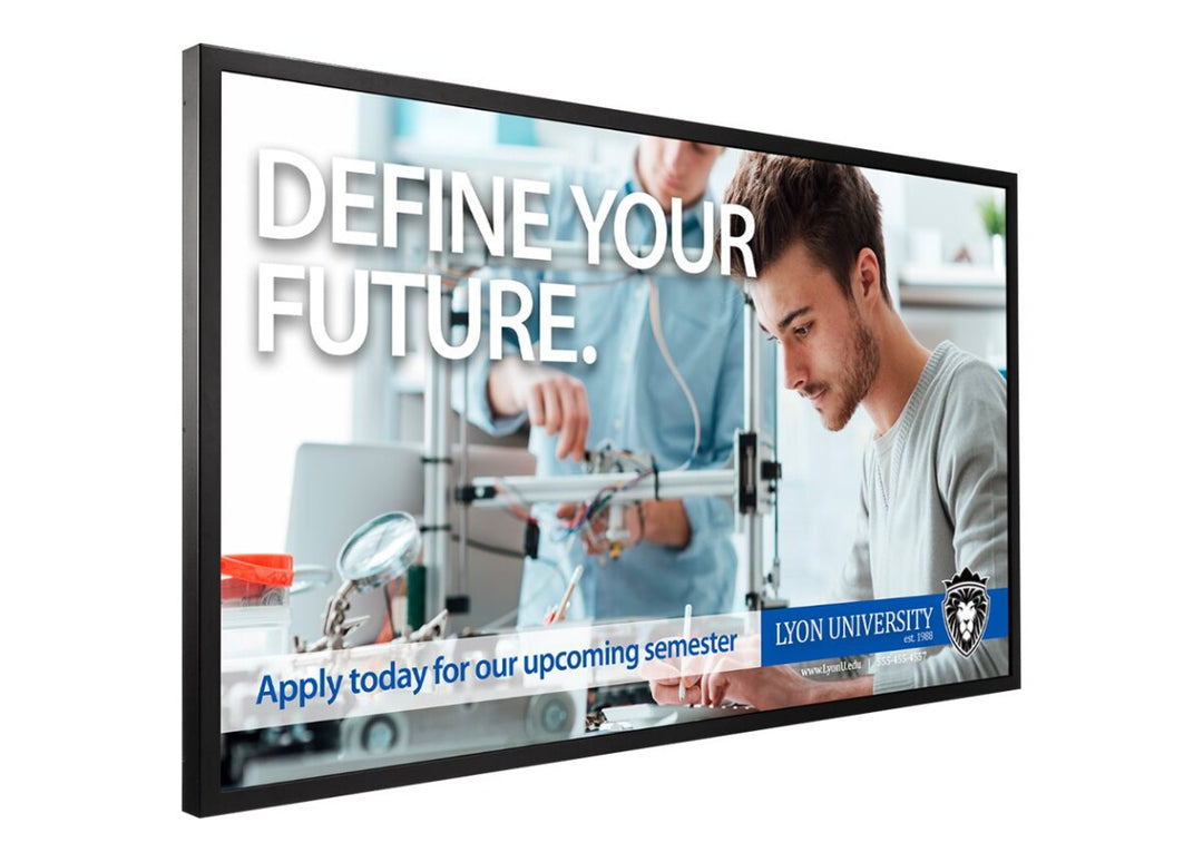 Planar QE9850T 98" Interactive 4K LCD Display with LED Backlight, IR 20 point touch, 380 nits, 24/7, 3 Year Advance Exchange Warranty