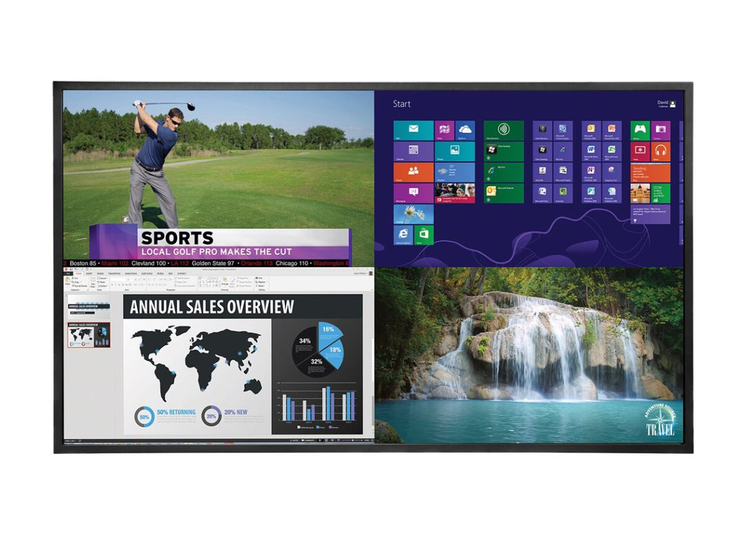 Planar EP5024K 50" EP Series, UHD Display, 4K @ 60Hz, 500 Nits, LCD with LED Backlight, 24/7, Landscape/Portrait, 3 Year Advance Exchange Warranty