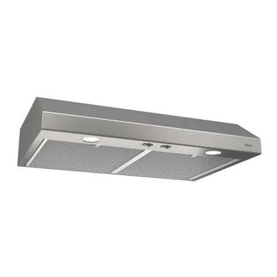 Broan BCSD124SS Glacier 24-Inch Convertible Under-Cabinet Range Hood, 300 Max Blower CFM, Stainless Steel