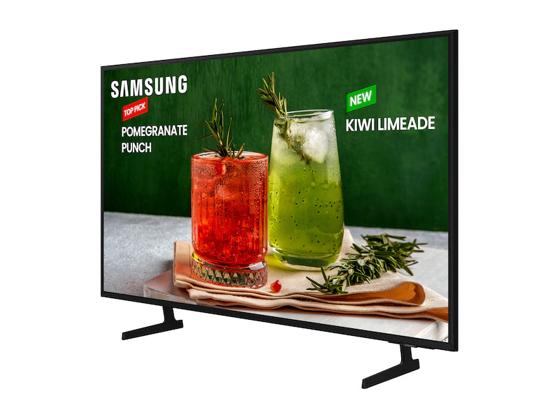 Samsung 55" BED-H Series 4K Business Pro TV with Business TV App, remote scheduling and customized content