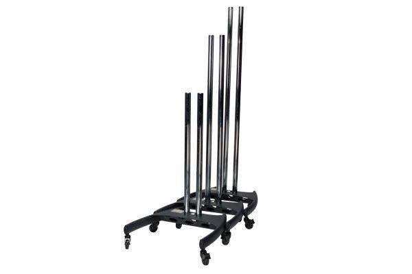 Premier BW-BASE Dual Pole Cart Base with Nesting Capability and PSD-HDCA Mount Adapter