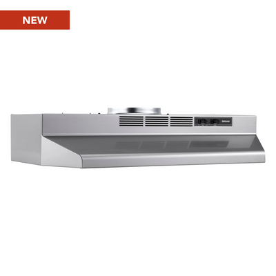 Broan F40000 Series Two-Speed, 4-Way Convertible Range Hood