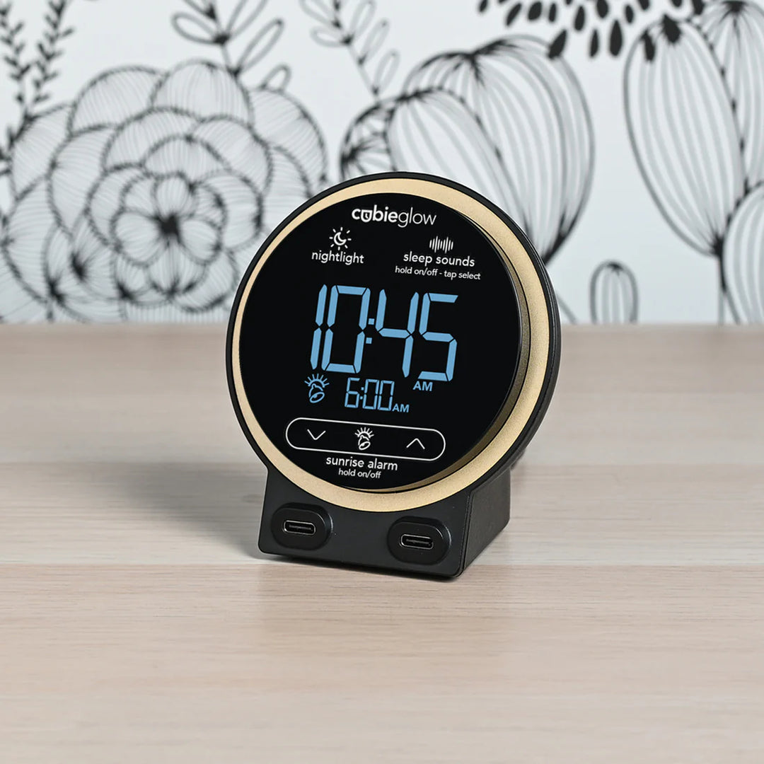 Brandstand CubieGlow Sunrise Alarm Clock with 2 USB-C Charging Ports and Nightlight