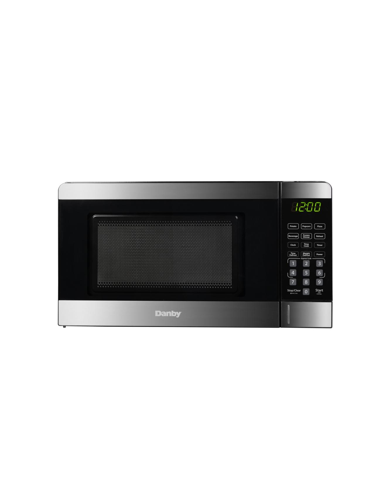 Danby DBMW0720ASD Microwave, 0.7 Cu. Ft., 700W, with 1-Year Warranty in stainless steel