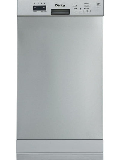 Danby DDW18D1ESS 18" Wide Built-in Dishwasher in Stainless Steel