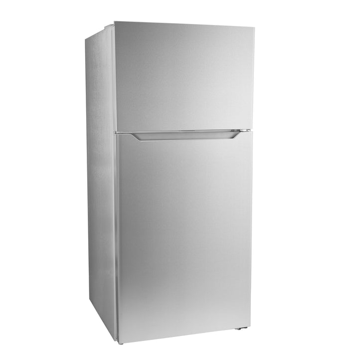 Danby DFF142E1SSDB 14.2 cu. ft. Apartment Size Fridge Top Mount in Stainless Steel