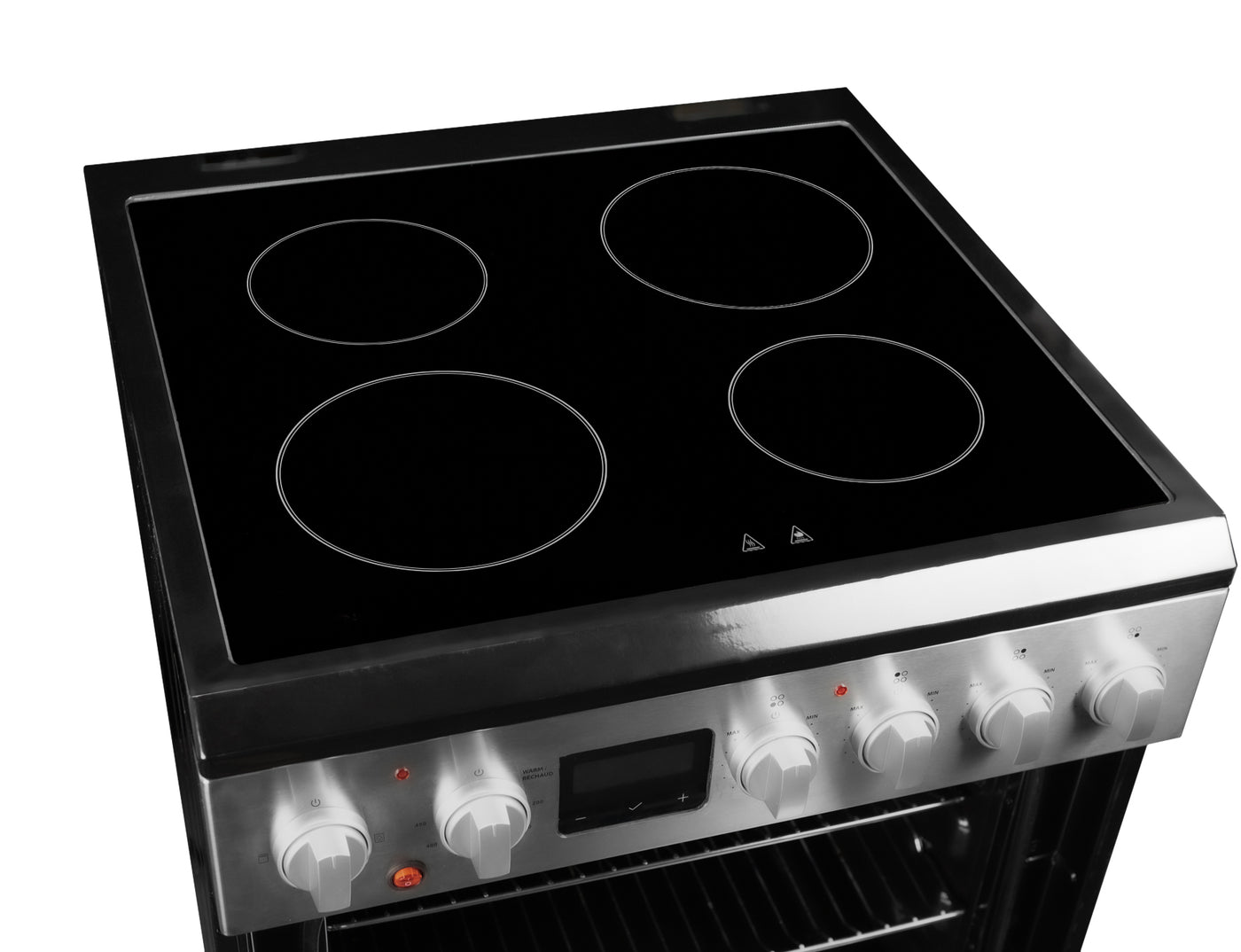 Danby DRCA240BSS 24-in TruAirFry Smooth top Slide-in Electric Range in Stainless Steel