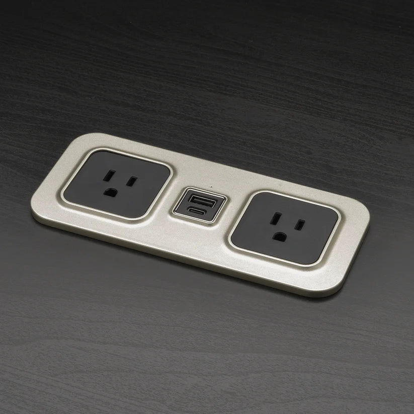 Brandstand BPEMD2 CubieMod Recessed Flush Mount Power Strip with Outlets and USB Ports 1-Year Warranty