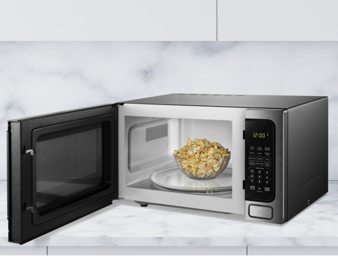 Danby DDMW1125BBS Designer 1.1 cu. ft. Countertop Microwave in Stainless Steel