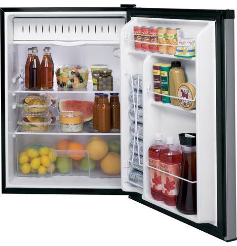 GE Appliances GCE06GGHWW Compact Refrigerator 5.6 Cu. Ft with 1-Year Warranty