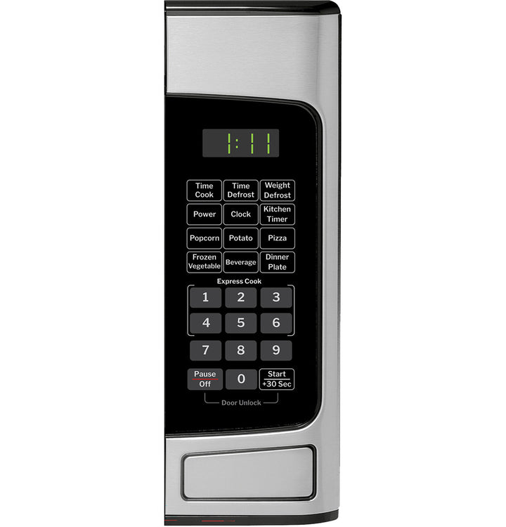 GE GCST11N1WSS 1.1 Cu. Ft. Capacity Countertop Microwave Oven in Stainless Steel with 1-Year Warranty in Stainless Steel
