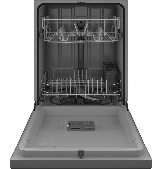 GE GDF510PSRSS 24" Stainless Dishwasher with Front Controls and dry boost