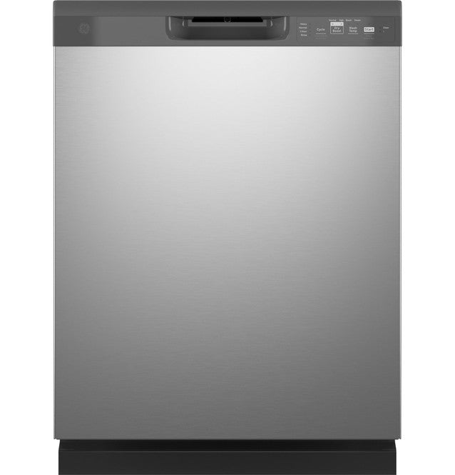 GE GDF510PSRSS 24" Stainless Dishwasher with Front Controls and dry boost