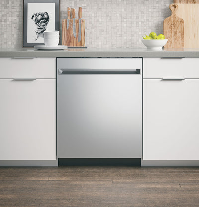 GE Energy Star GDT225SSLSS ADA Compliant Stainless Steel Interior Dishwasher with Sanitize Cycle