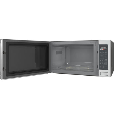 GE Profile PCST22U1WSS 2.2 Cu. Ft. Countertop Sensor Microwave Oven, ADA compliant, with 1-Year Warranty