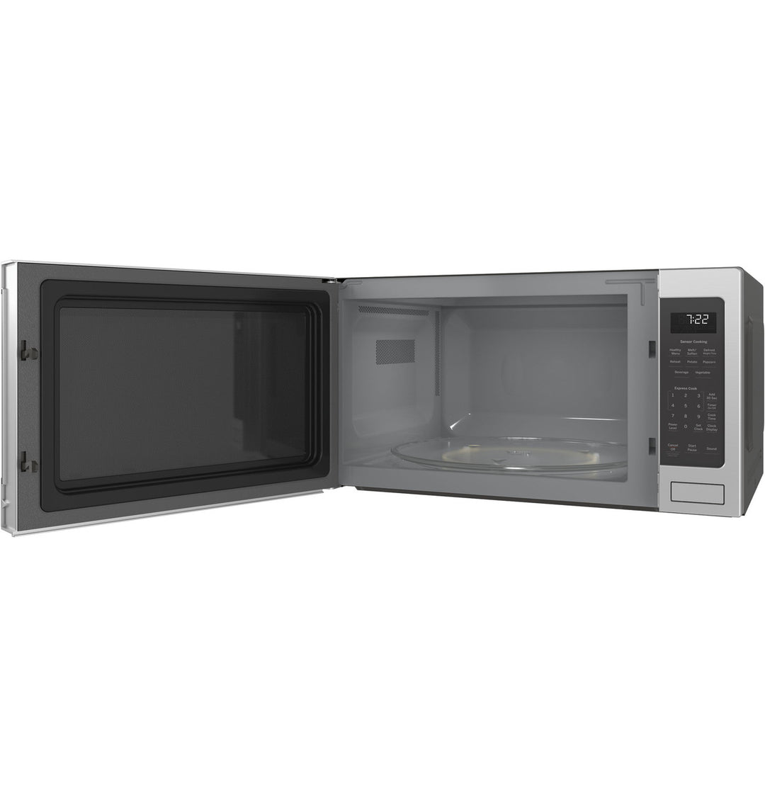 GE PES7227SLSS 2.2 Cu. Ft. 1100 Watt Countertop Sensor Microwave Oven