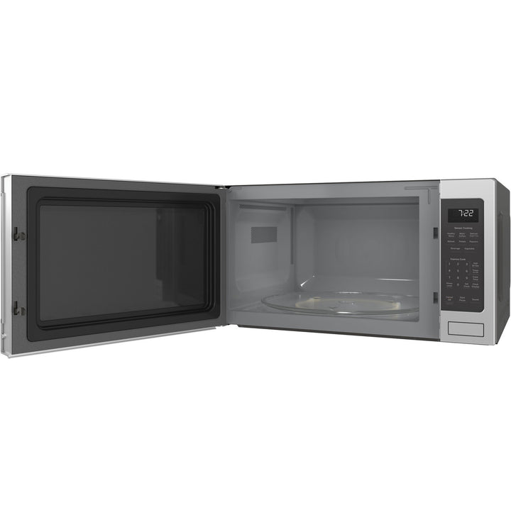 GE PES7227SLSS 2.2 Cu. Ft. 1100 Watt Countertop Sensor Microwave Oven