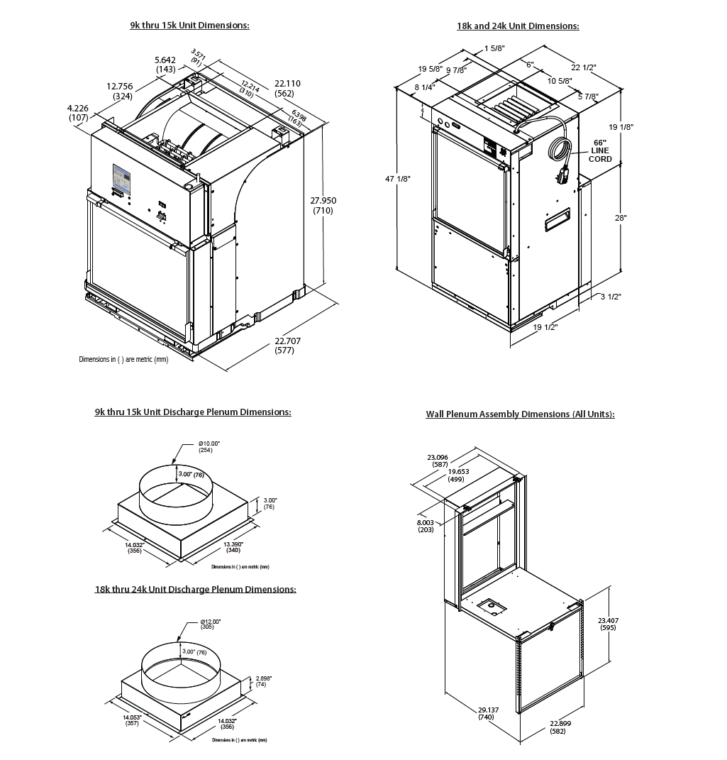 Islandaire EZVV Inverter Heat Pump vertical terminal air conditioning unit with superior temperature control