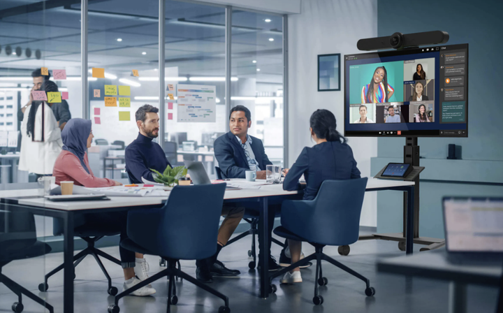 Kanto MPC77 Rolling AV Cart for All-in-One Video Conferencing Systems