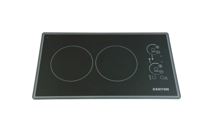 Kenyon Lite-Touch Q Cortez 2 Burner Compact Cooktop with safety features and 3 Year Warranty
