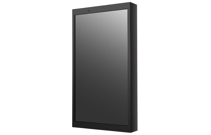 LG 75XE3C-B 75" Enclosure Outdoor Signage Tilted Left View