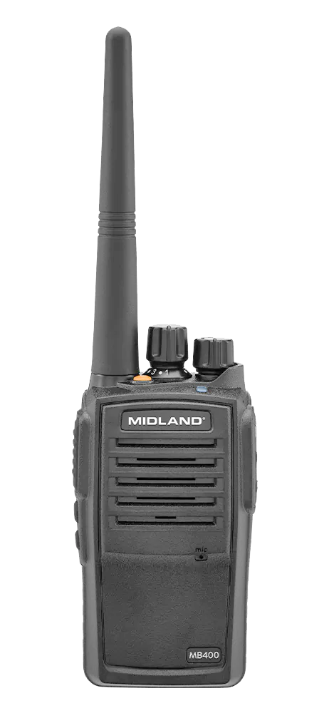 Midland BizTalk MB400 Business Radio with 4 watts of transmit power and 10 hour battery life