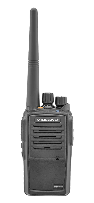 Midland BizTalk MB400 Business Radio with 4 watts of transmit power and 10 hour battery life