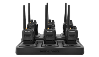 Midland BizTalk MB400 Business Radio with 4 watts of transmit power and 10 hour battery life