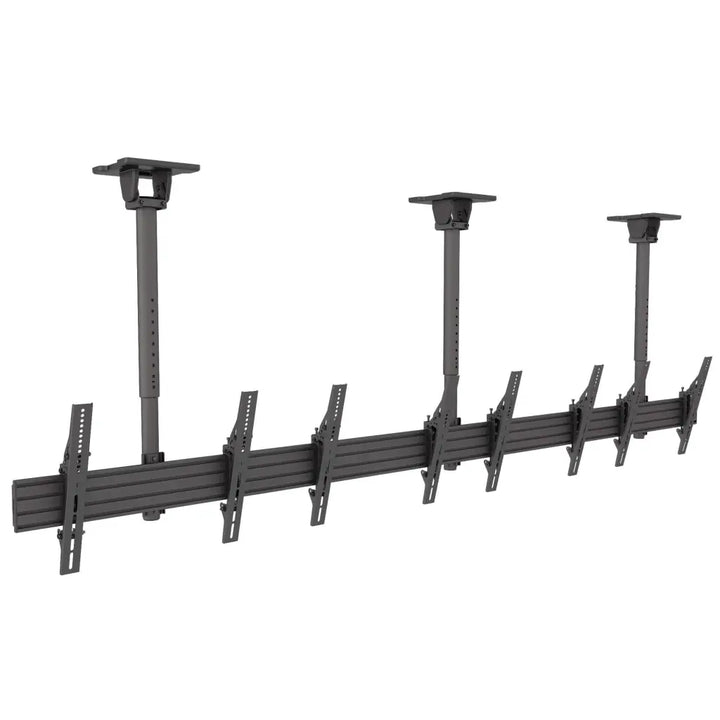 Kanto MBC411T Menu Board Ceiling Mount System for 4 Screens (Portrait or Landscape), up to 600x 400 VESA, 66lbs