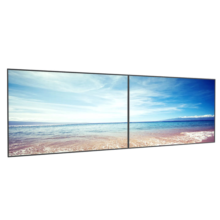 Kanto MBW21PT Menu Board Wall Mount System for 2 Screens (Portrait or Landscape), up to 600x 400 VESA, 66lbs