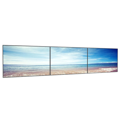 Kanto MBW31PT Menu Board Wall Mount System for 3 Screens (Portrait or Landscape), up to 600x 400 VESA, 66lbs