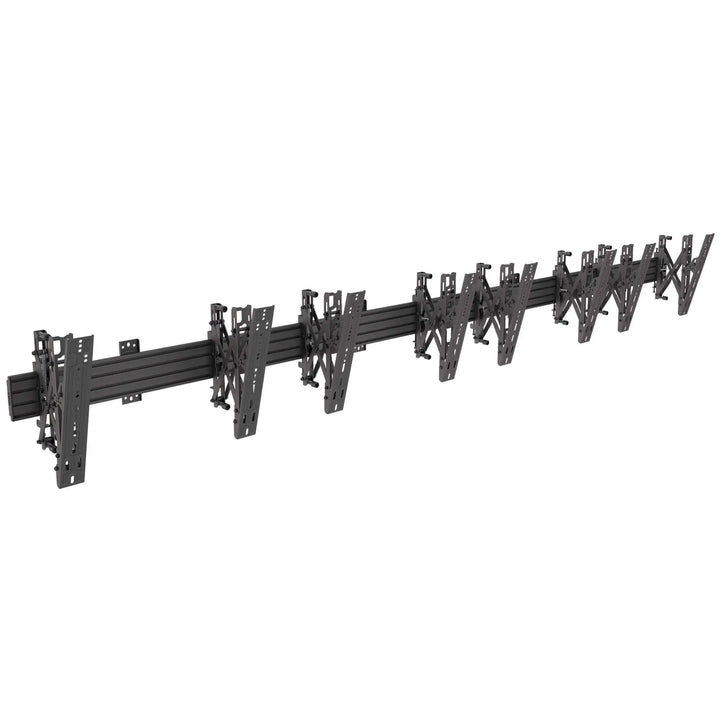 Kanto MBW41PT Menu Board Wall Mount System for 4 Screens (Portrait or Landscape), up to 600x 400 VESA, 66lbs