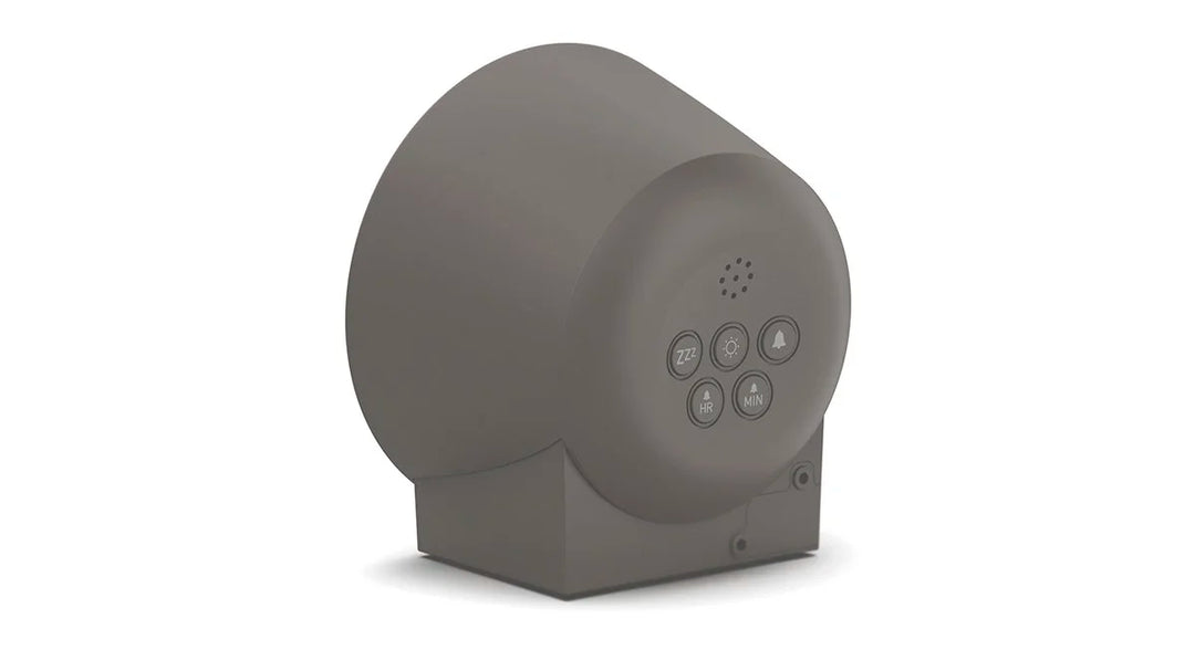 Nonstop NSO-WFL Station O Alarm Clock with 2 USB, Charcoal Weave, 1-Year Warranty