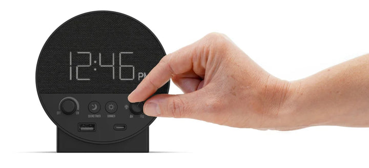 Nonstop Station R with 6 relaxation sounds and USB-C + USB-A charging, clock and gentlewake alarm