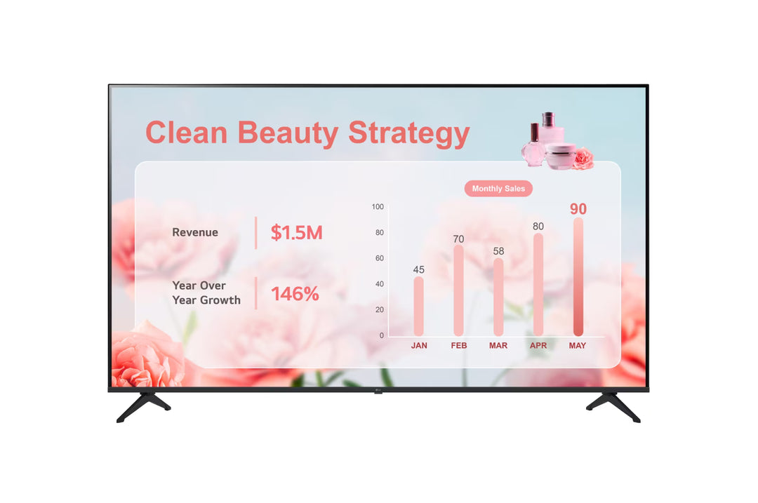 LG PK340S 65" UHD Professional Signage TV without wi-fi, 300 Nits, 16/7 runtime and 3 Year Warranty