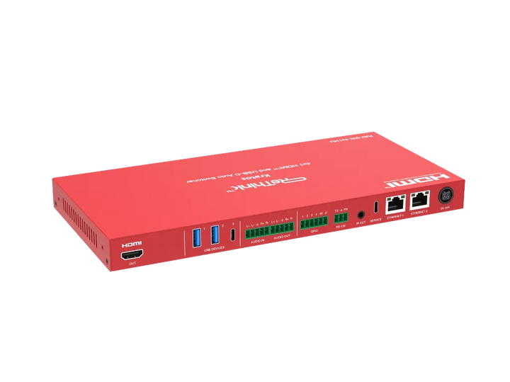 Rethink RAV-SW-4x1HU professional auto switcher with 2x USB-C &amp; 2x HDMI inputs Auto Switcher for Conference Room Video