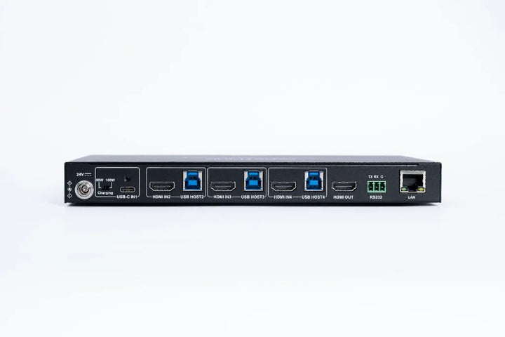 Rethink RAV-SW-4x1HU-VC with 3xHDMI and 1xUSB-C Conference Room Video 4k Smart Auto Switcher