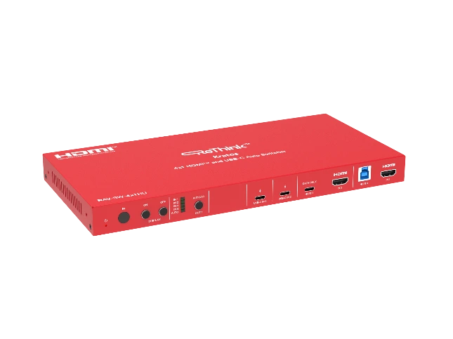 Rethink RAV-SW-4x1HU professional auto switcher with 2x USB-C &amp; 2x HDMI inputs Auto Switcher for Conference Room Video