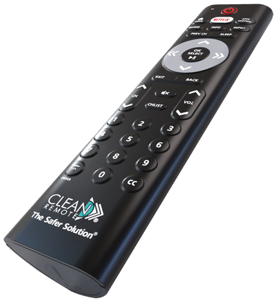 Clean Remote SCR10 Antimicrobial Streaming Compatible Replacement Remote for LG, Samsung, Philips and RCA Hospitality TVs