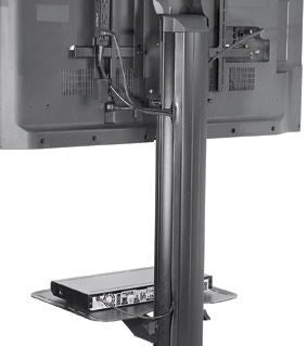 Peerless SR560M SmartMount Universal Cart For 32" to 75" TV's w/Metal Shelf