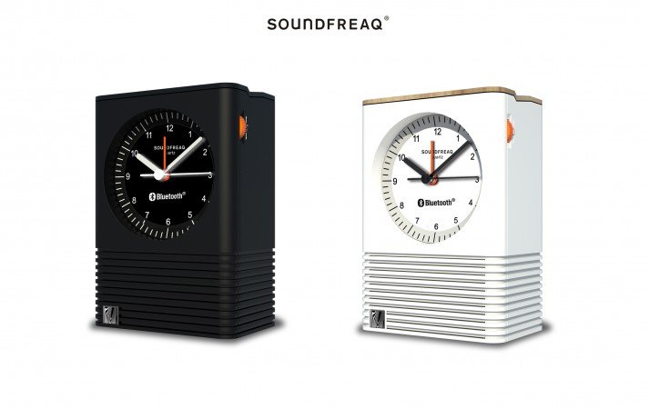 Teleadapt TA-14H-BK SoundRise Black Alarm Clock with 2 USB, Bluetooth, 1-Year Warranty