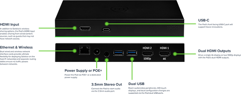 Mersive Solstice wireless content sharing collaboration solution for meeting spaces and digital signage