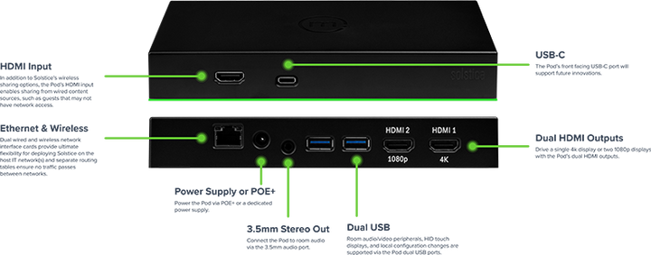 Mersive Solstice wireless content sharing collaboration solution for meeting spaces and digital signage