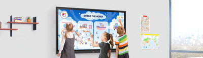 LG 65TR3DK-B 65" CreateBoard Digital Interactive Whiteboard with 350 nit Brightness, 16/7 Runtime and 3 Year Warranty