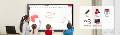 LG 98TR3DK-B 98" CreateBoard Digital Interactive Whiteboard with 350 nit Brightness, 16/7 Runtime and 3 Year Warranty